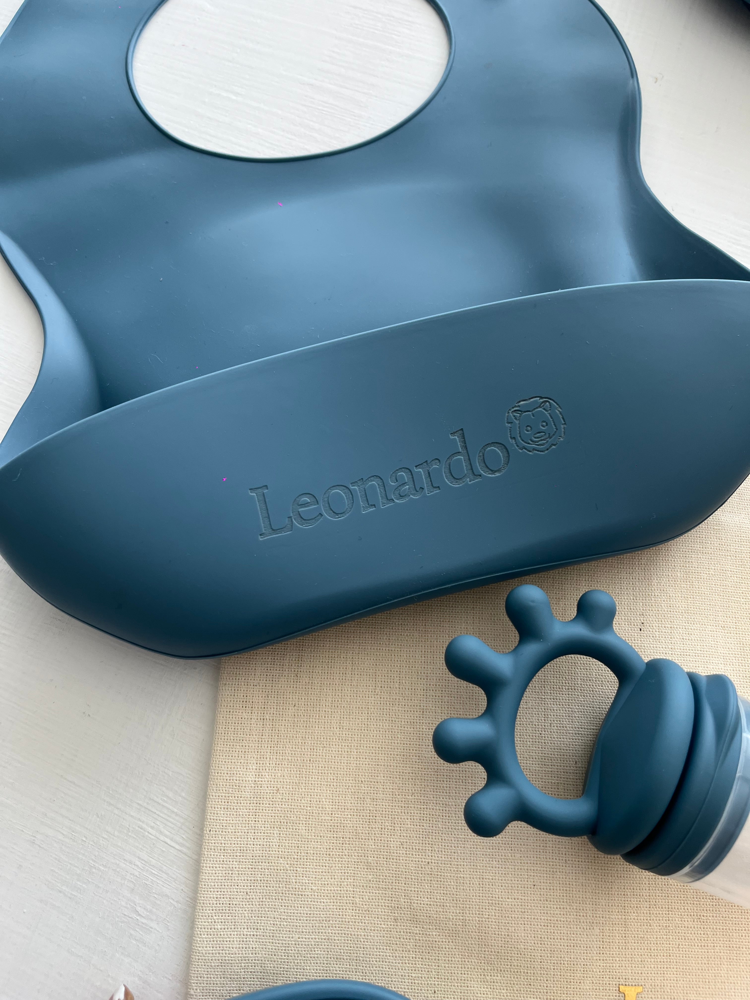 Vajilla para bebé personalizada dinocangrejo