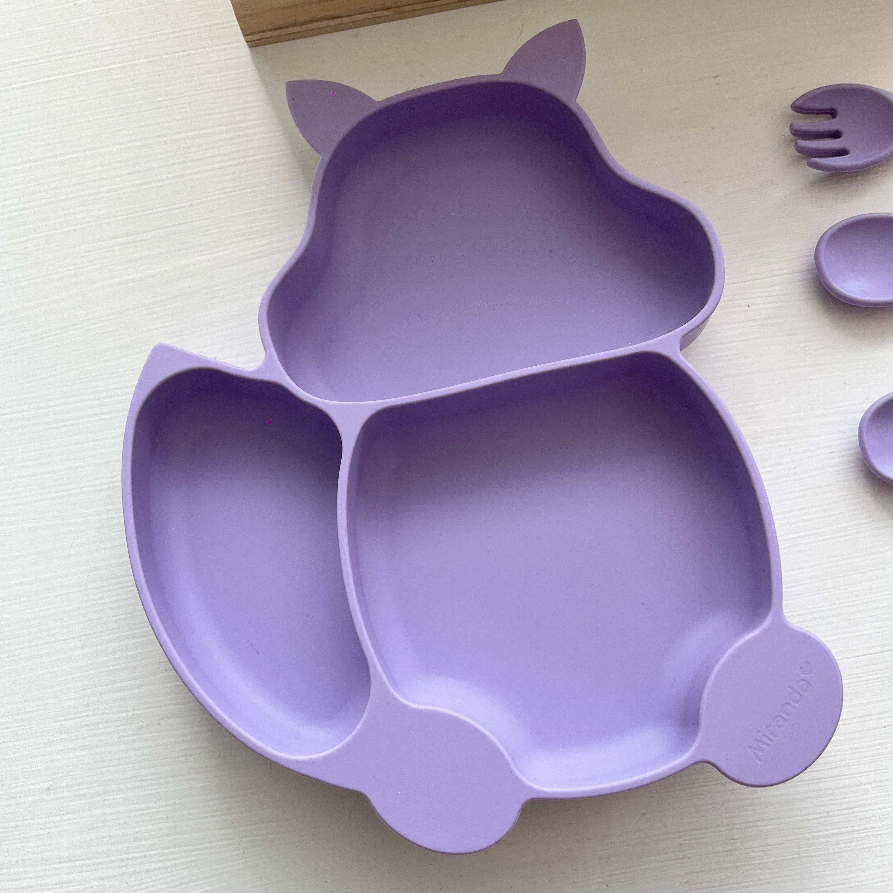 Vajilla para bebé ardilla