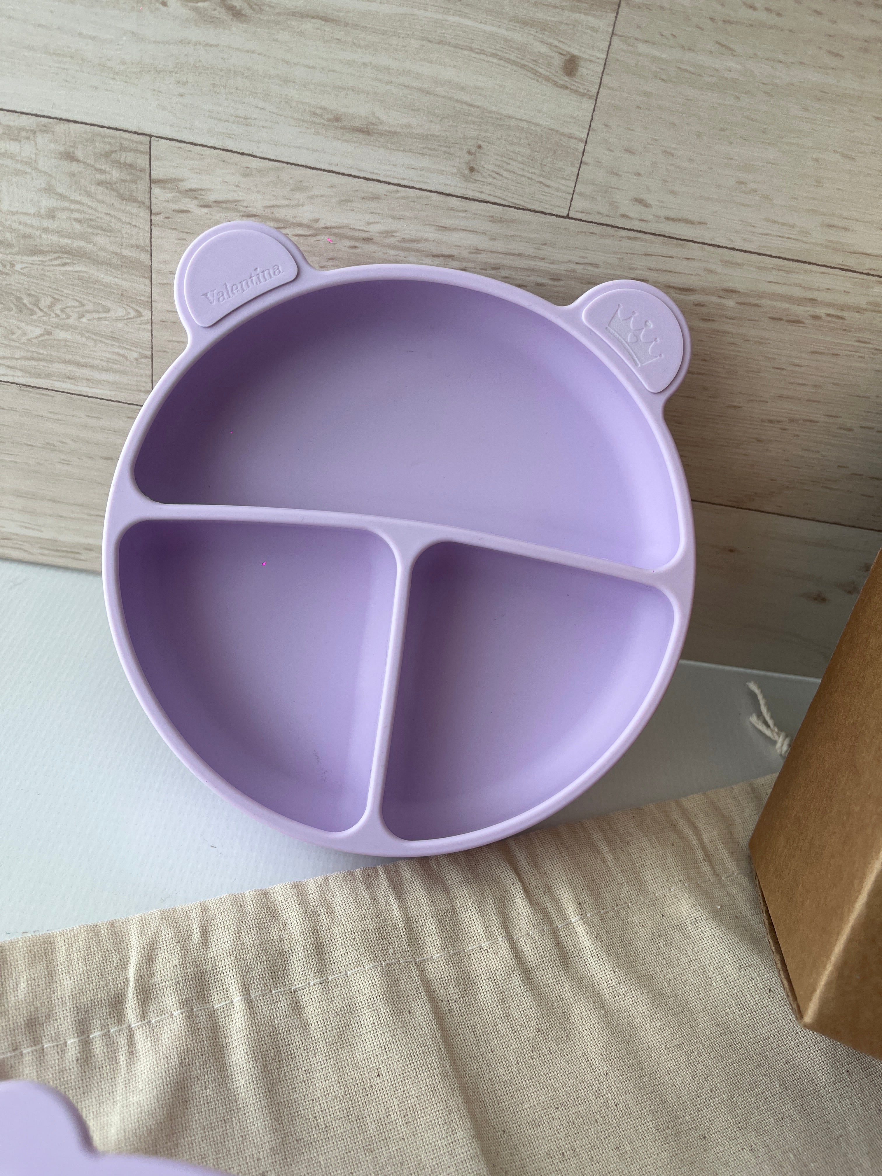 Vajilla para bebé oso