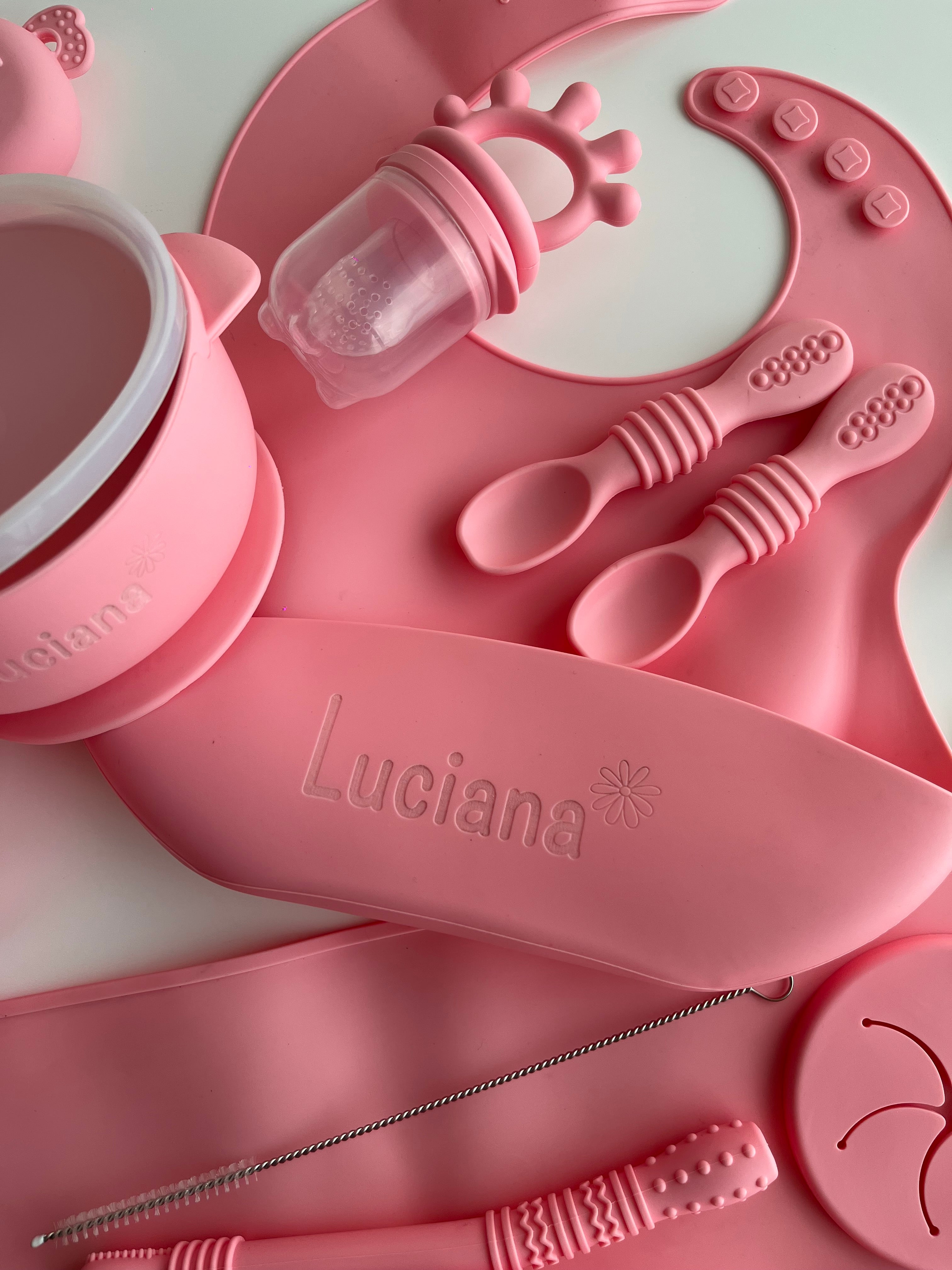 Vajilla para bebé personalizada dinosaurio multiforma