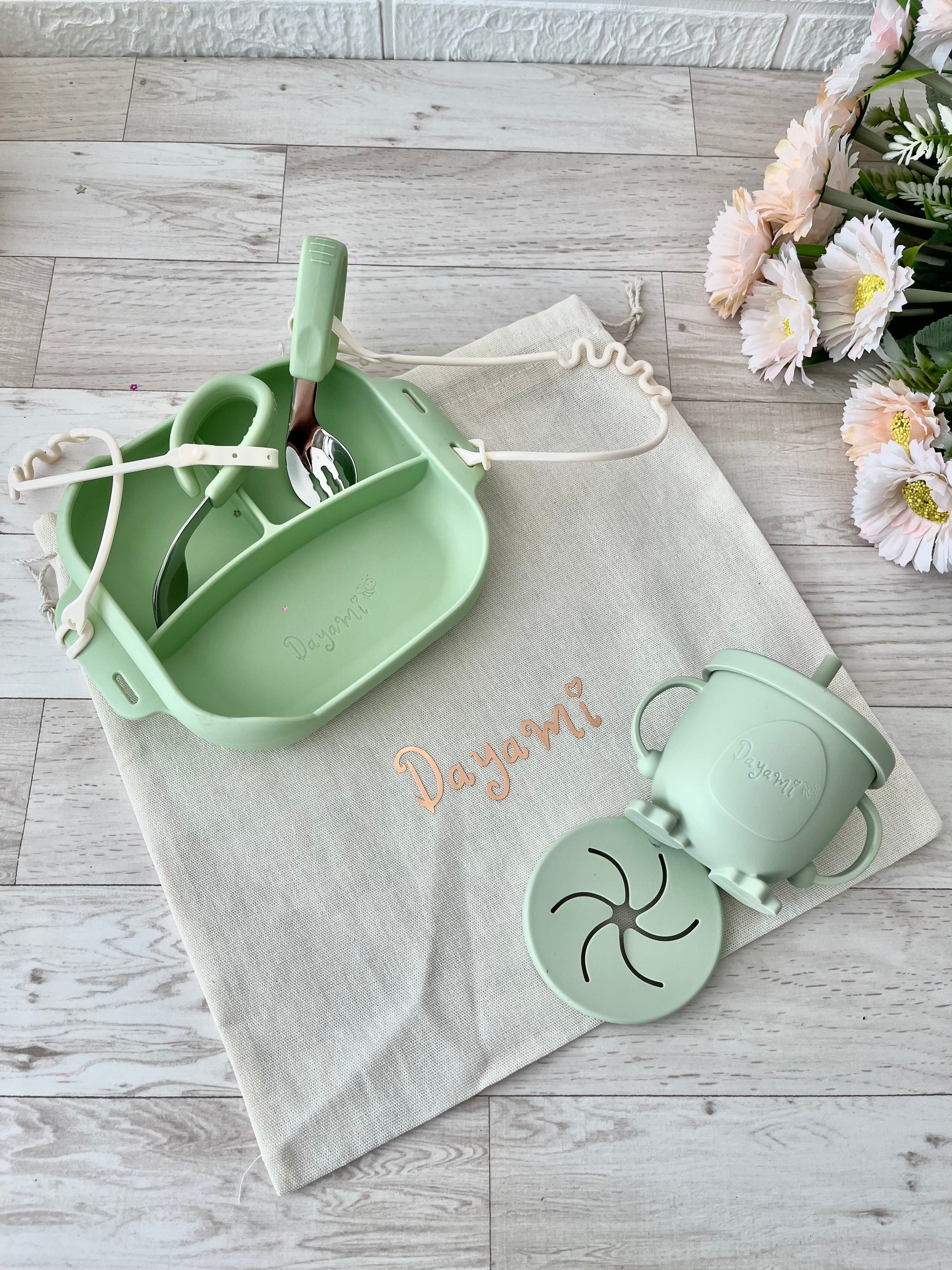 Vajilla para bebé personalizada pipo