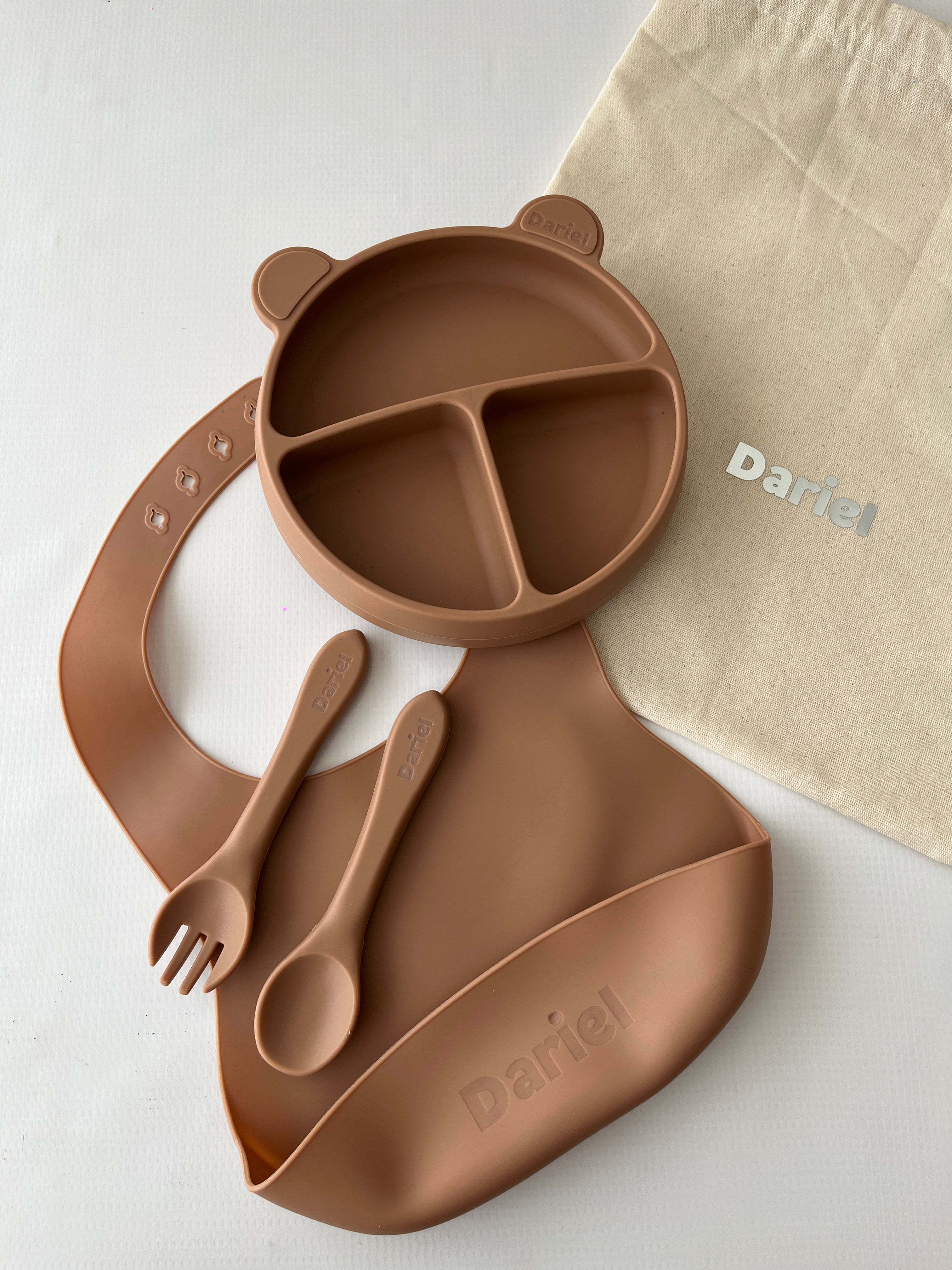 Vajilla para bebé oso