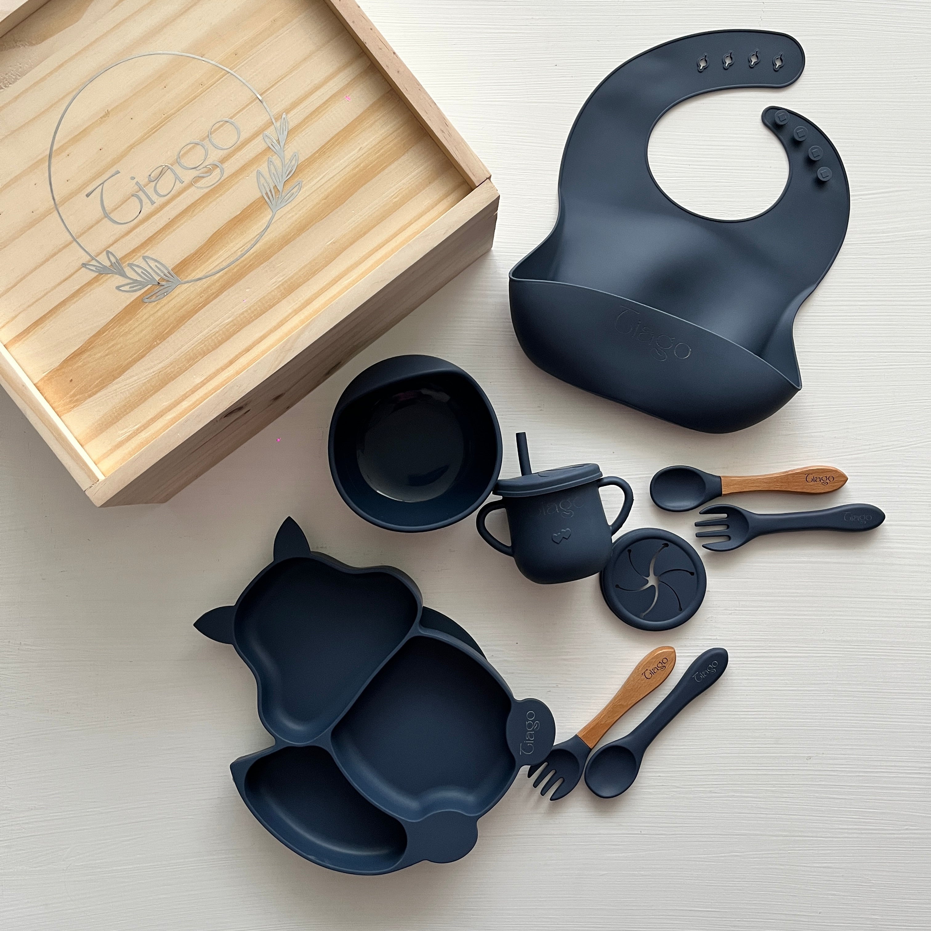 Vajilla para bebé ardilla