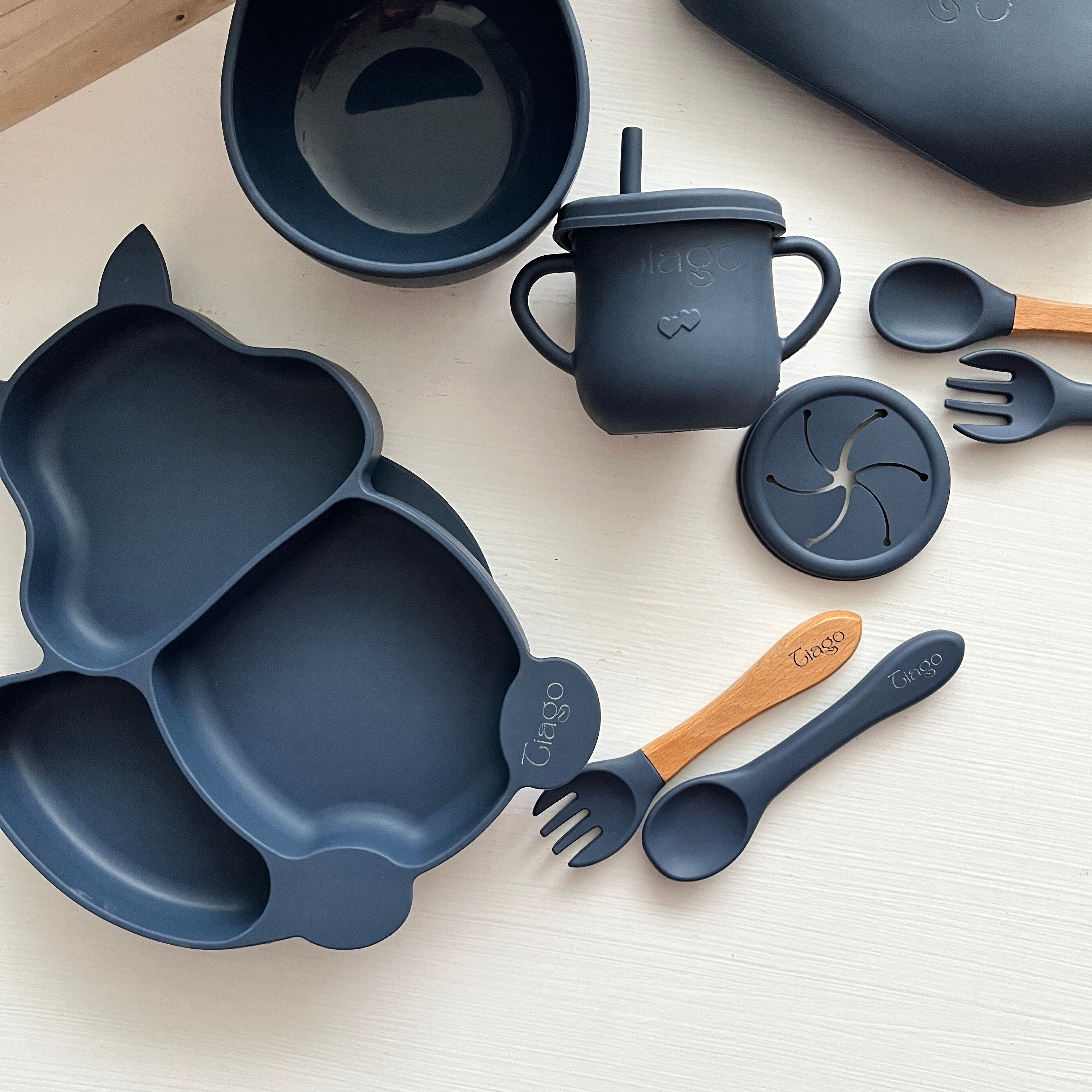 Vajilla para bebé ardilla