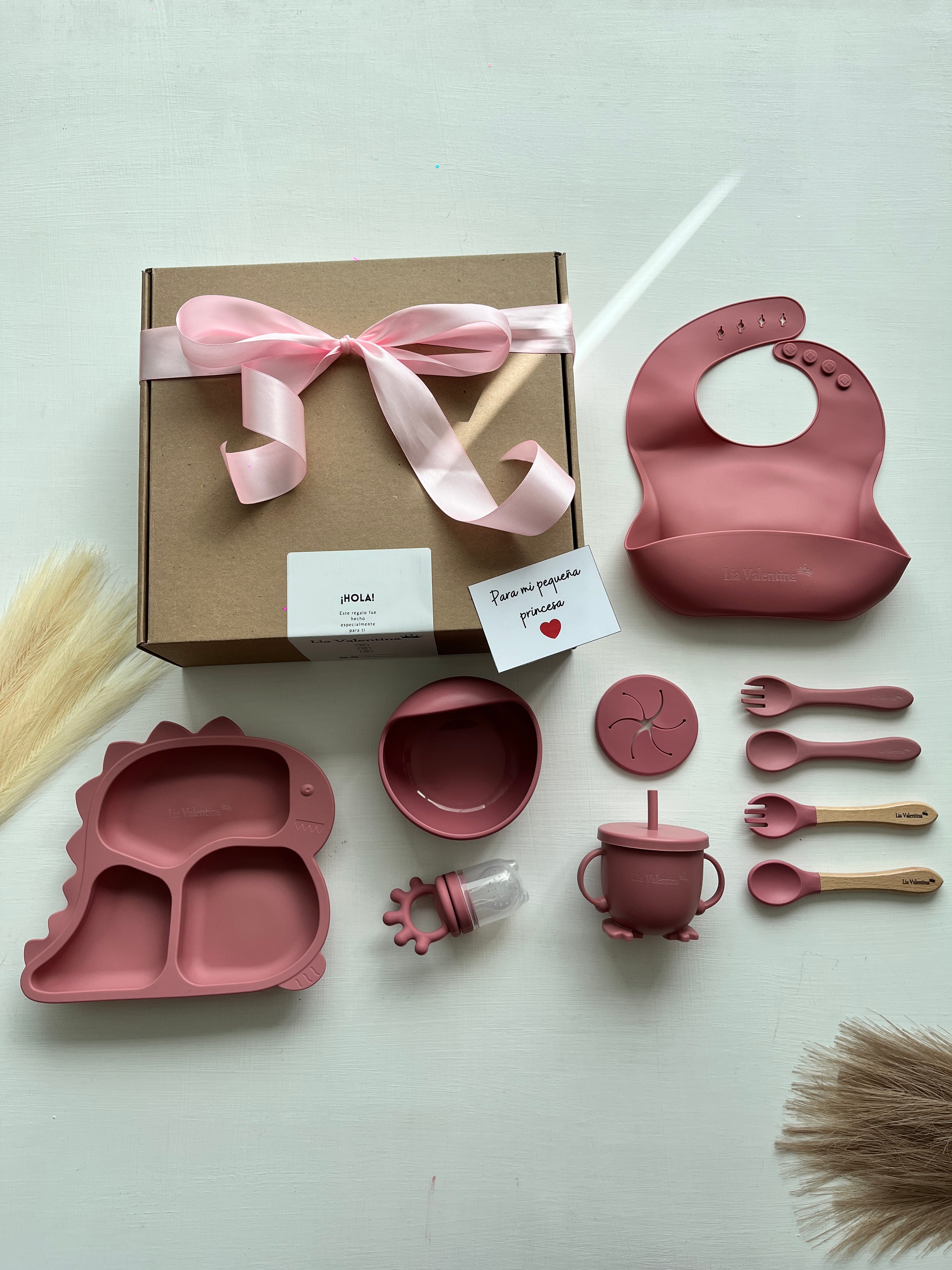 Vajilla para bebé dinosaurio